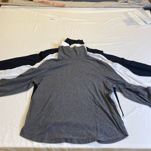 Set of 3 - Turtlenecks - Black/White/Gray - Sonoma Goods for Life - XXL